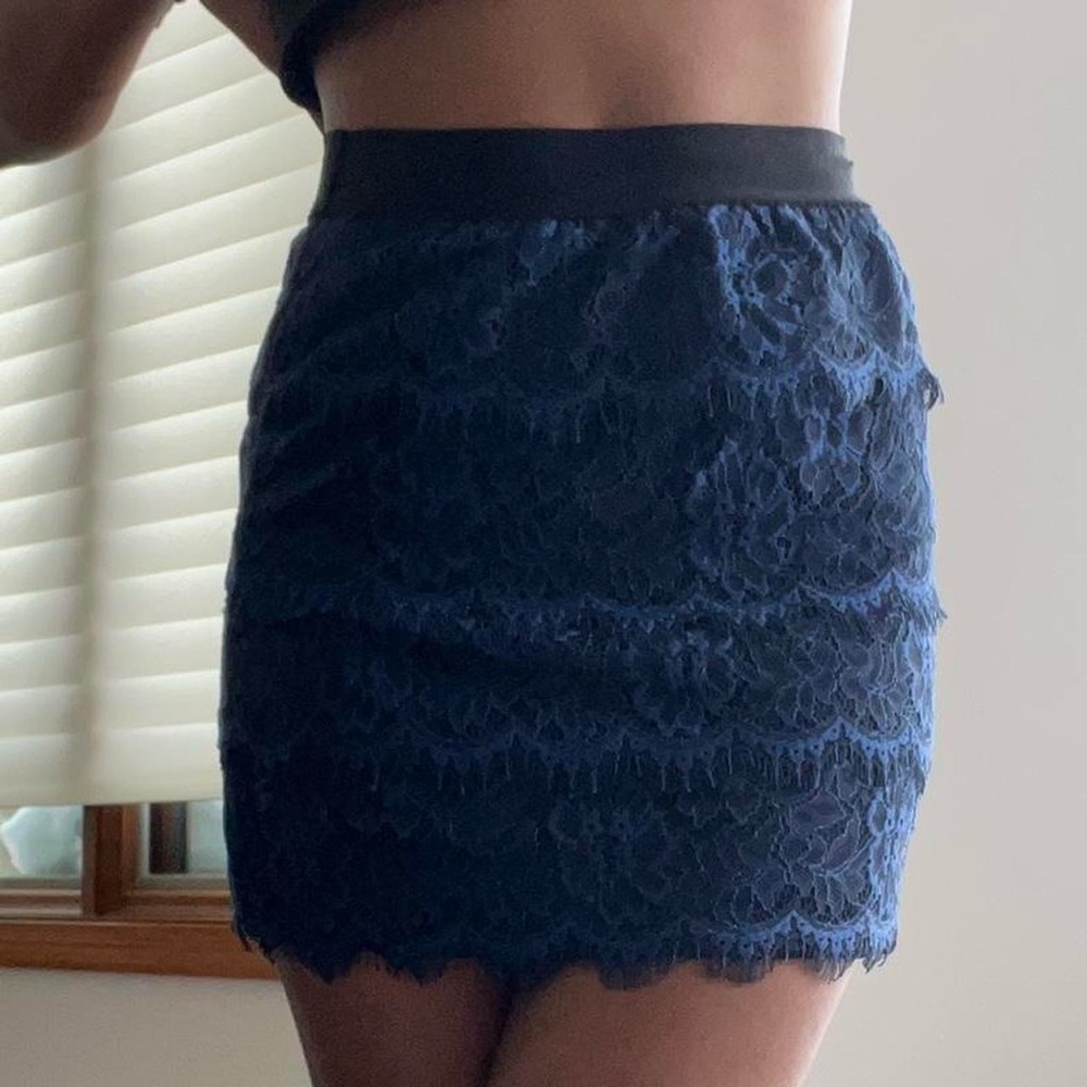 Banana Republic Blue Lace skirt